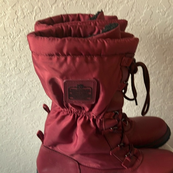 Coach: Sage (A9177) Red Winter Boots- 8 - Picture 14 of 16
